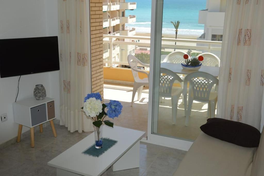 Apartamento céntrico en la playa con piscina. Peñíscola Exterior foto